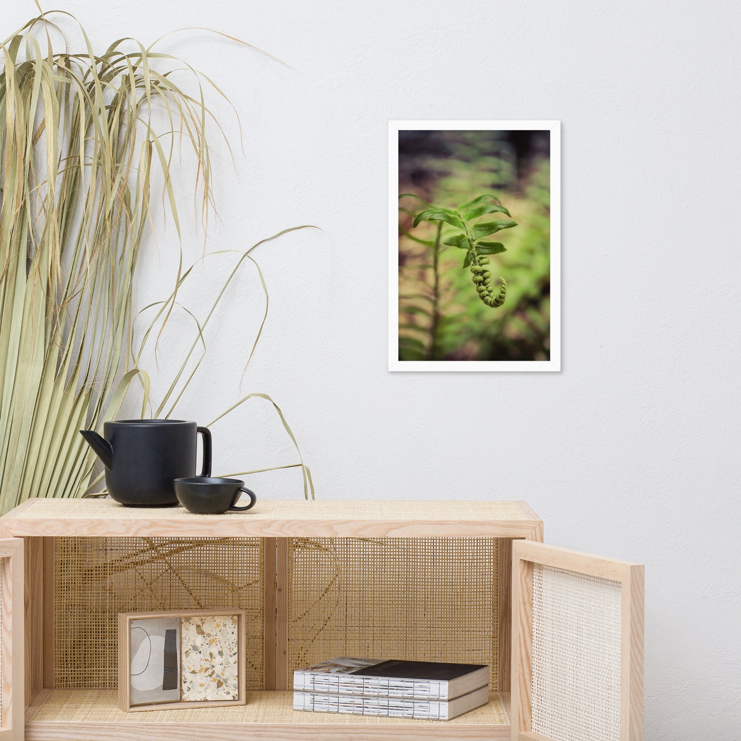 Growth of the Forest Floor Botanical Nature Photo Framed Wall Art Print