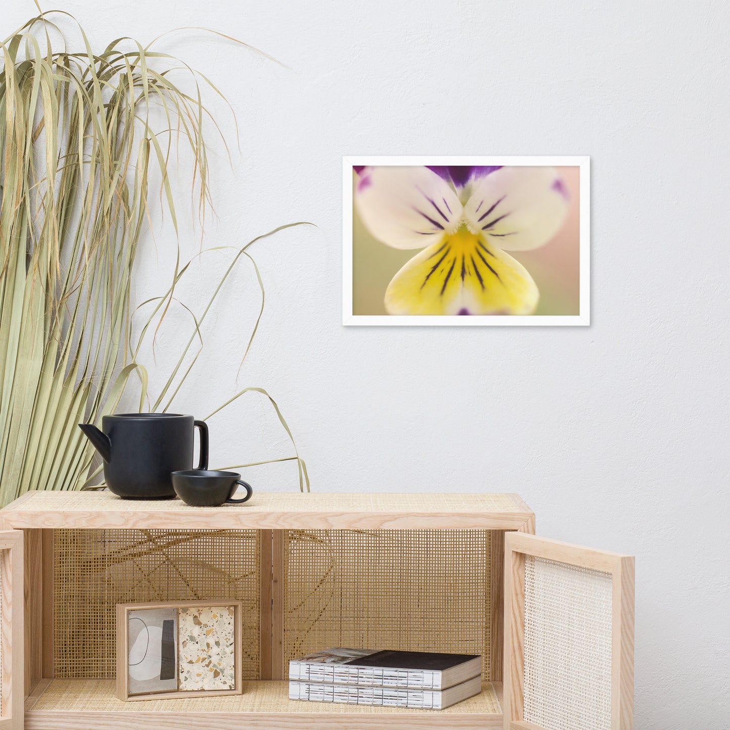 Oh Violet Floral Nature Photo Framed Wall Art Print