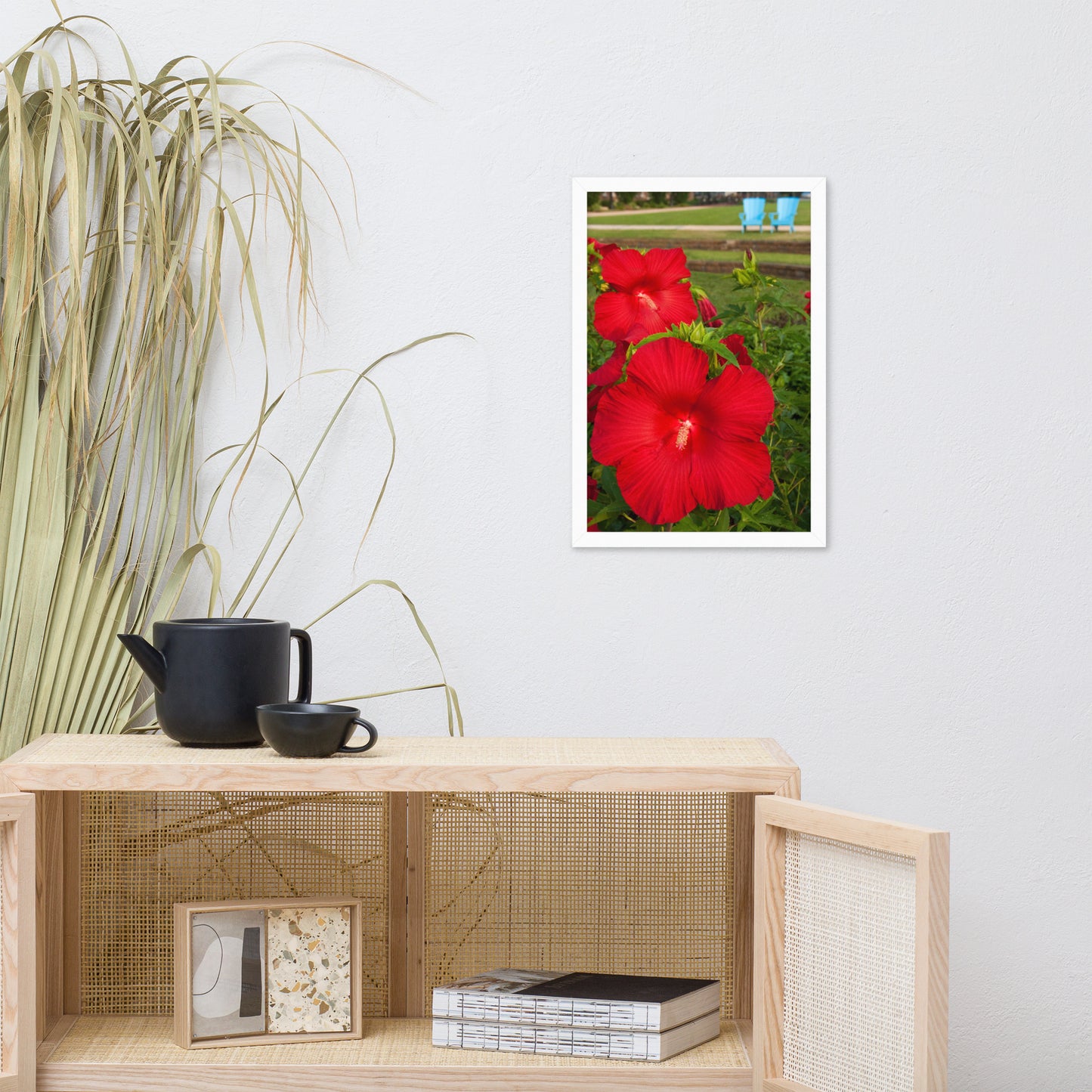 The Riverfront 2 Floral Nature Photo Framed Wall Art Print