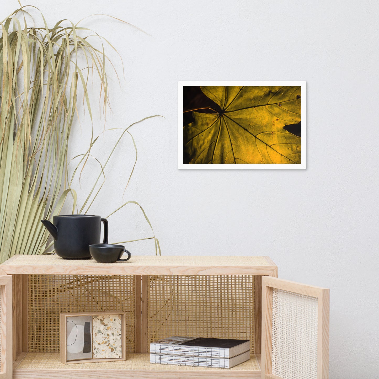 Seasons Change Botanical Nature Photo Framed Wall Art Print