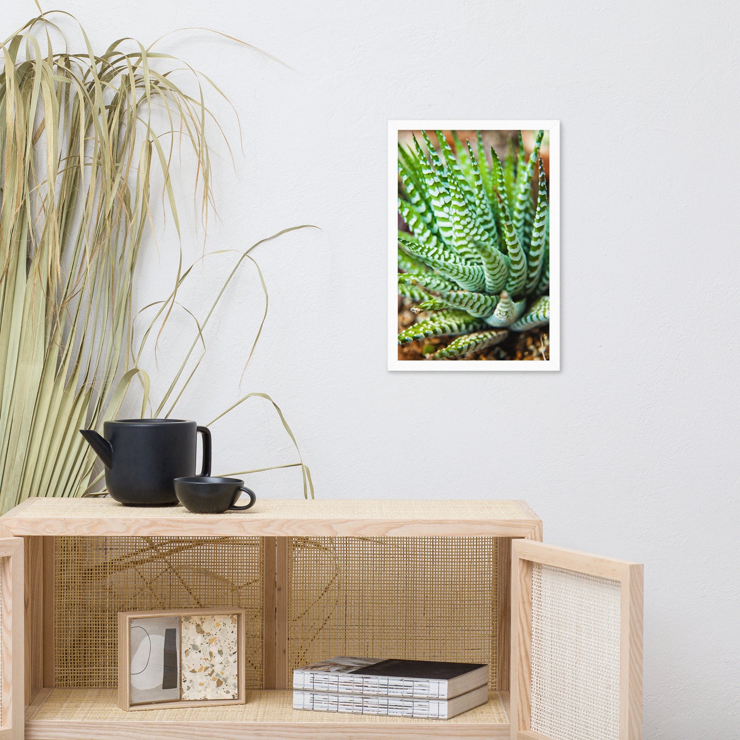 Succulent 2 Botanical Nature Photo Framed Wall Art Print