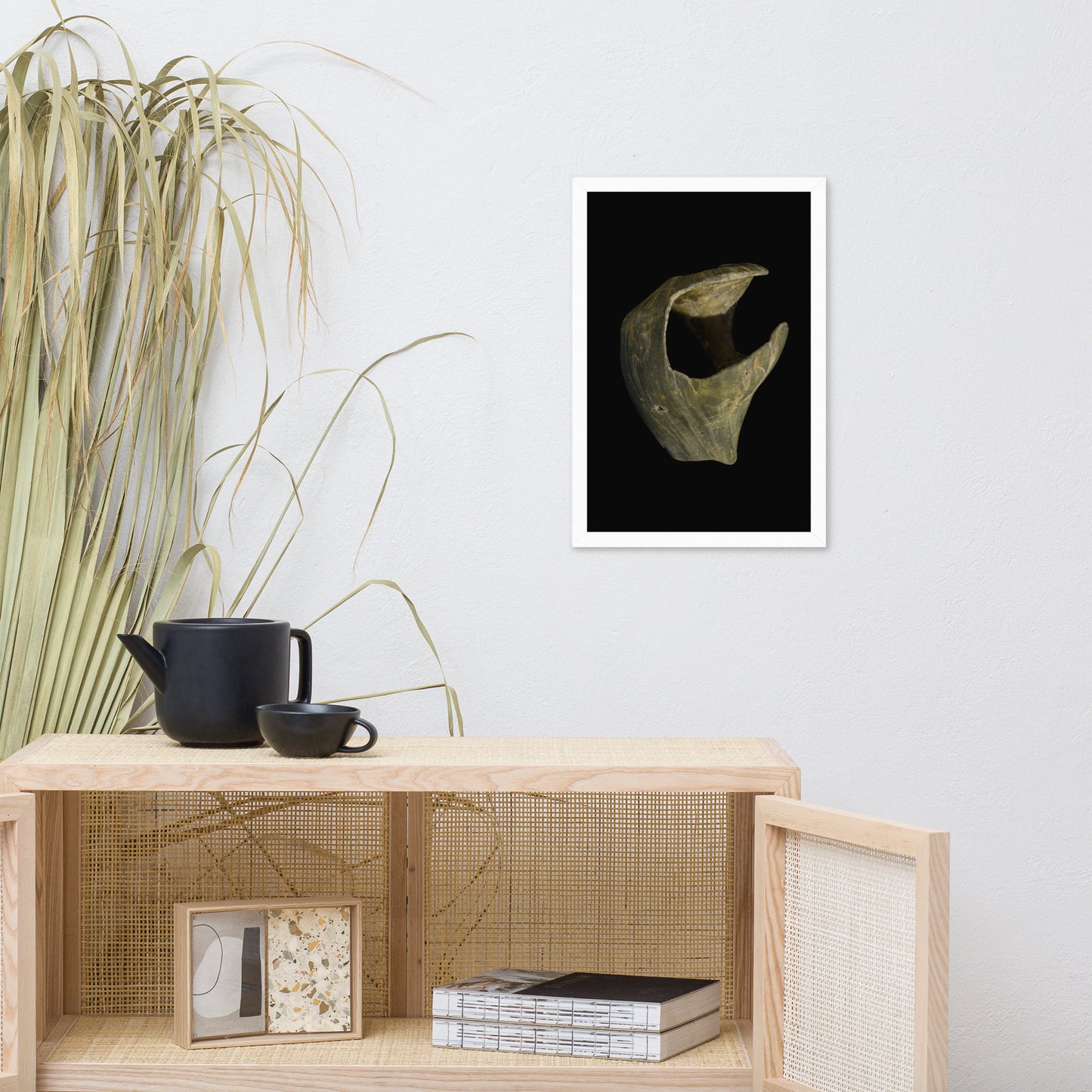 State of Erosion Image 5 Whelk Shell Coastal Nature Photo Framed Wall Art Print