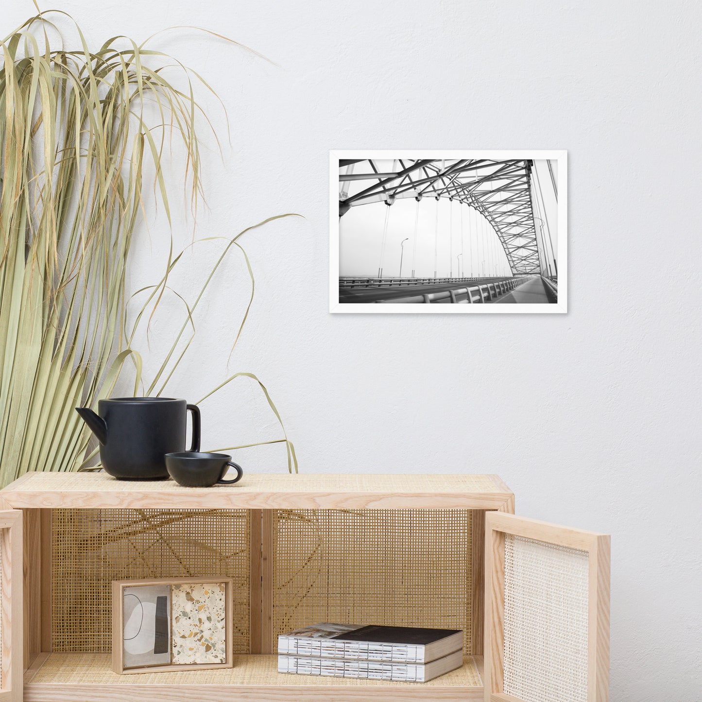 Ethereal Crossing Architectural Photograph Framed Wall Art Print