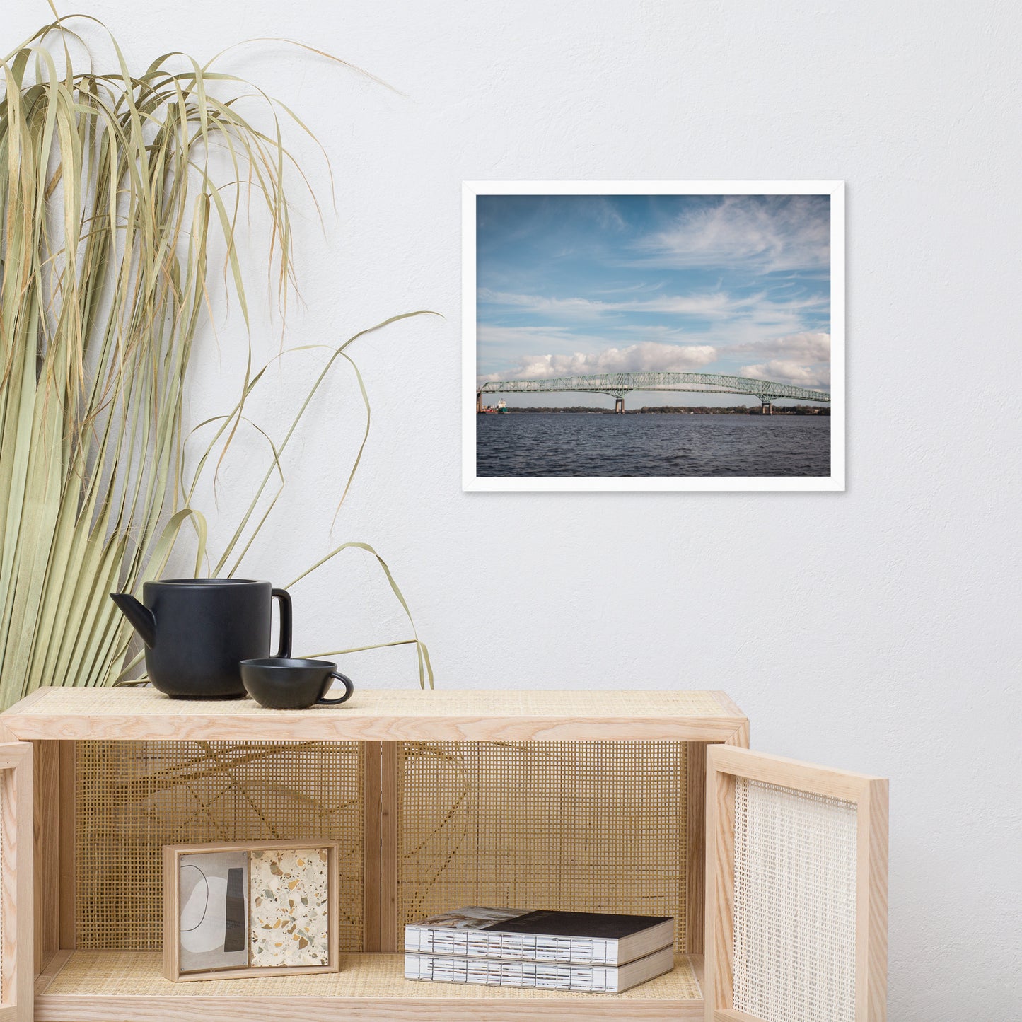 Bridges of Jacksonville Florida 2 Landscape Photo Framed Wall Art Print