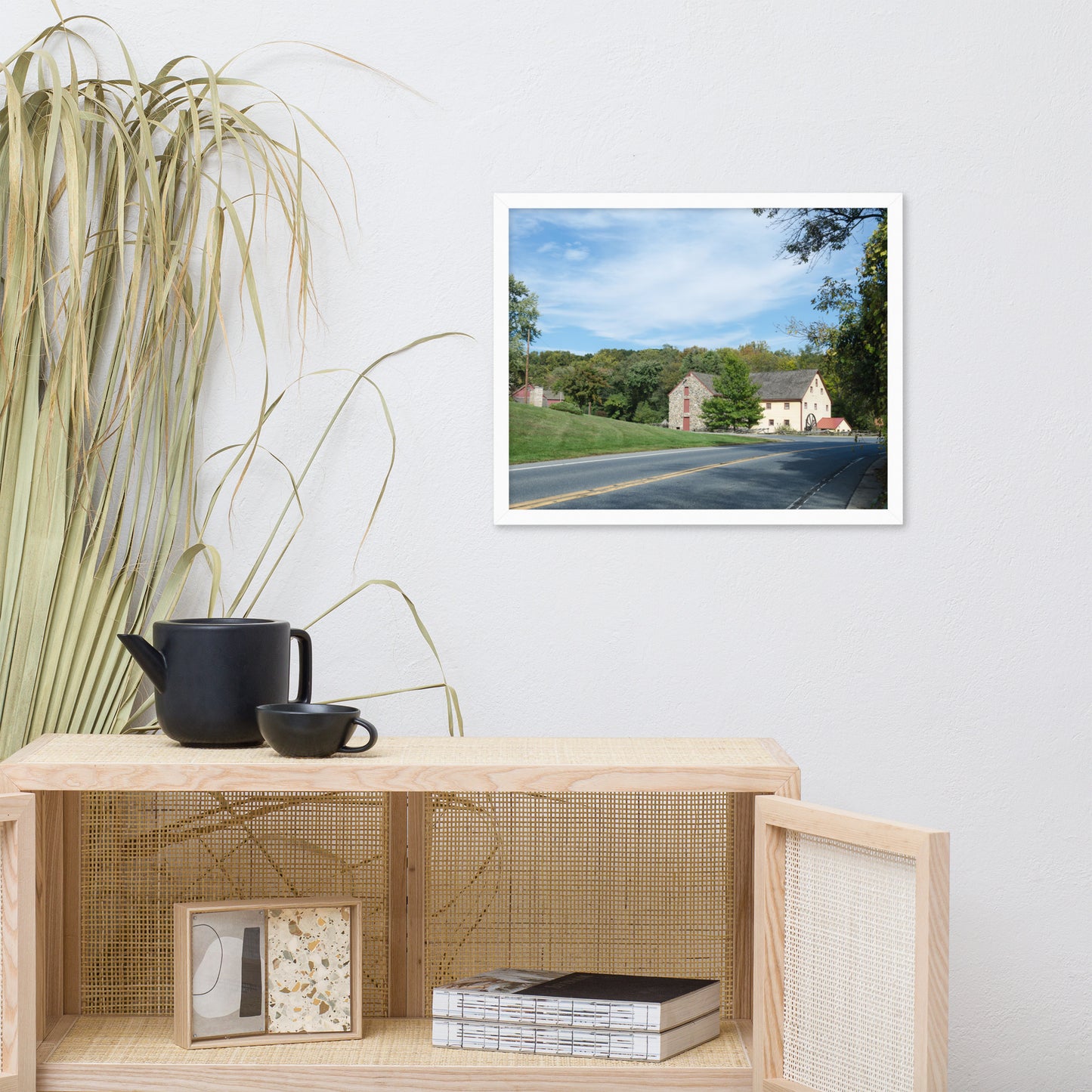 Greenbank Mill Summer Rural Landscape Framed Photo Paper Wall Art Prints