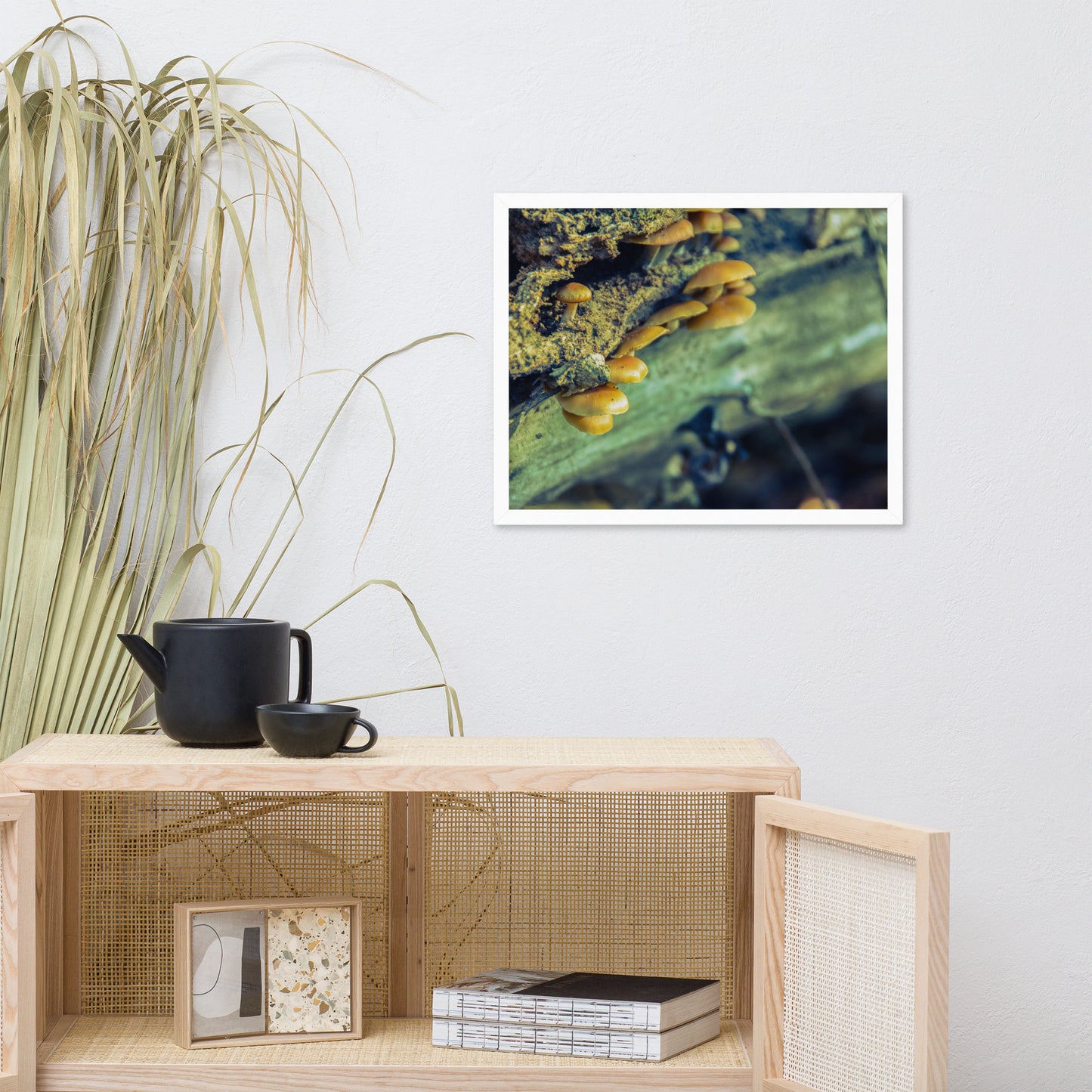 Threshold 16 X20 Framed Vintage Botanicals Decorative Wall Art: Aged Mushroom Botanical / Nature Photo Framed Wall Art Print - Artwork - Wall Decor - Home Decor