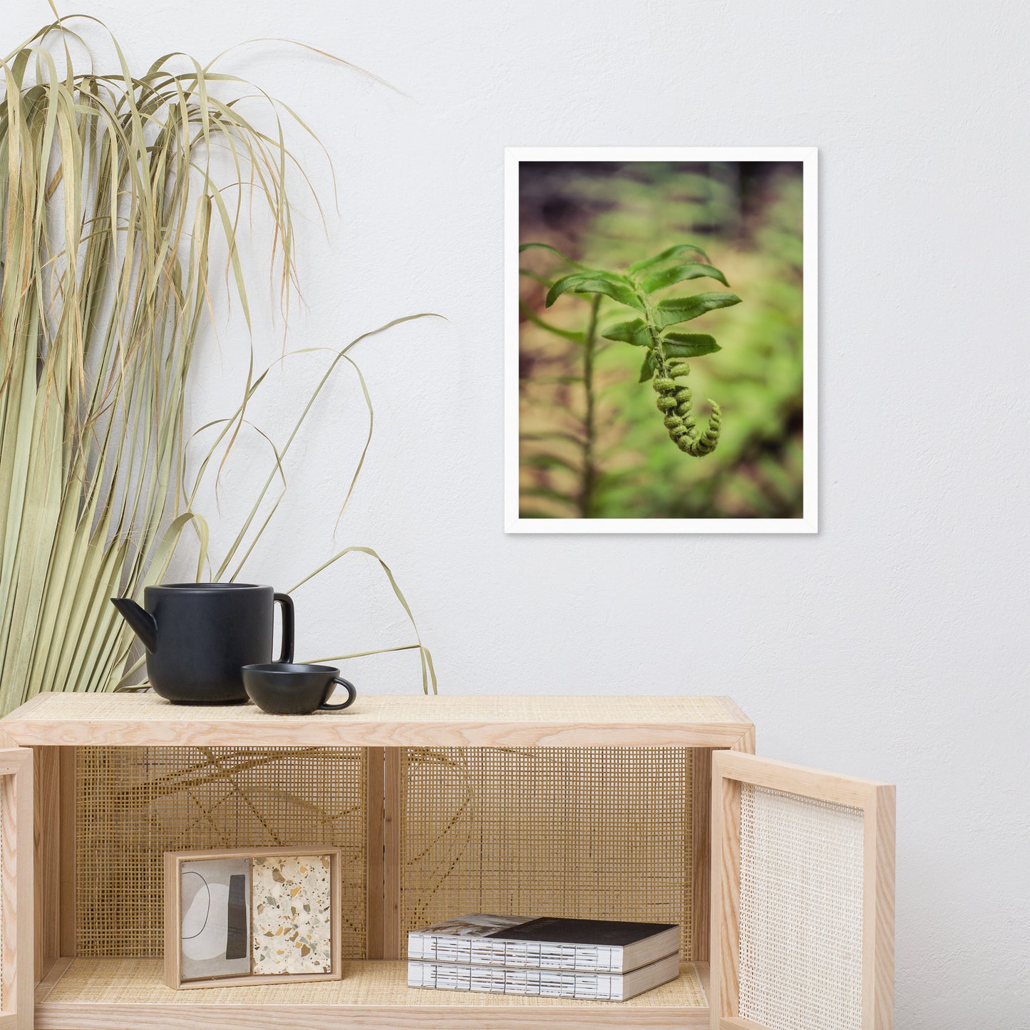 Growth of the Forest Floor Botanical Nature Photo Framed Wall Art Print