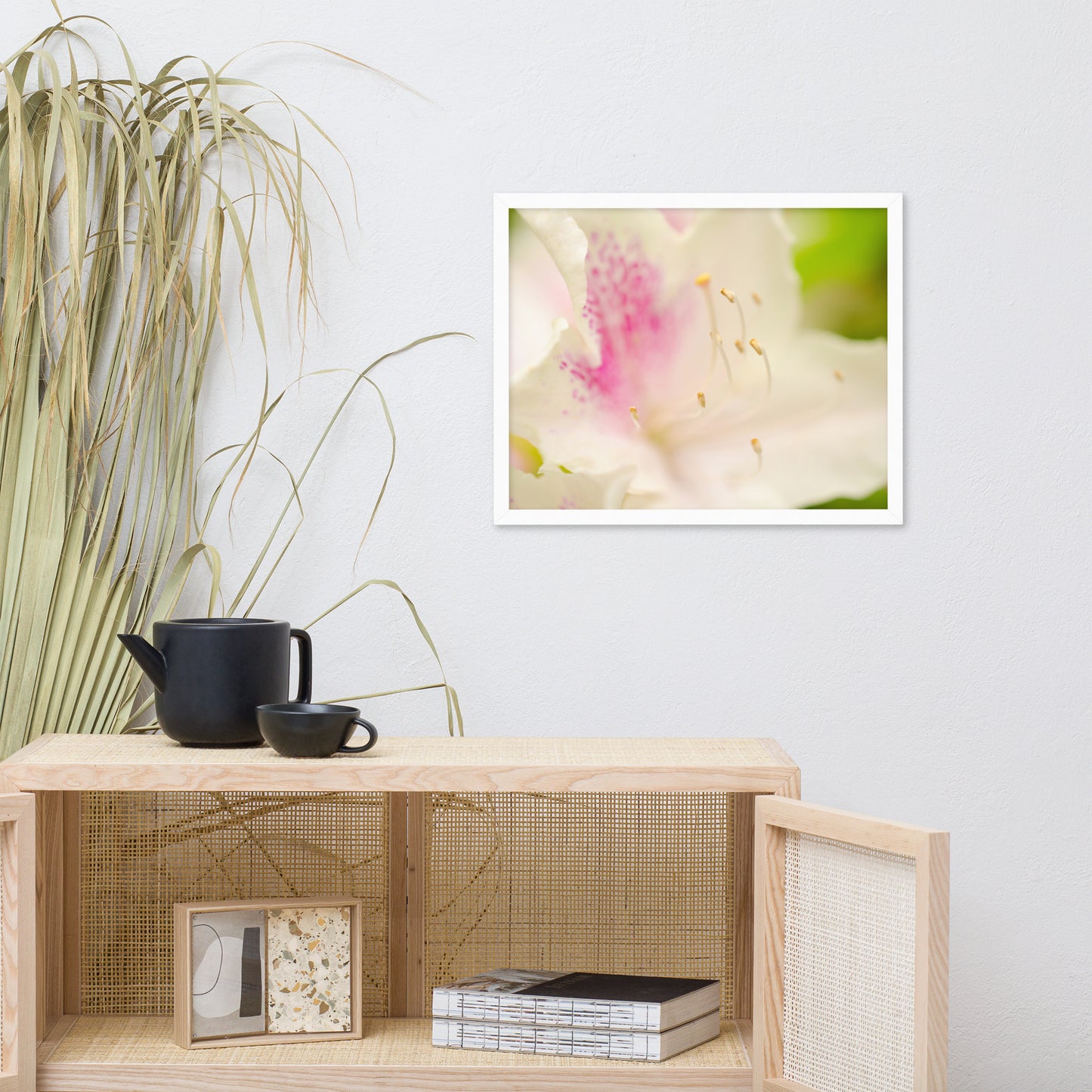 Japanese Azalea Floral Nature Photo Framed Wall Art Print