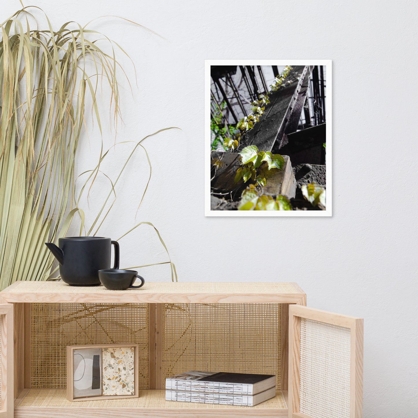 Nature Taking Over Botanical Nature Photo Framed Wall Art Print