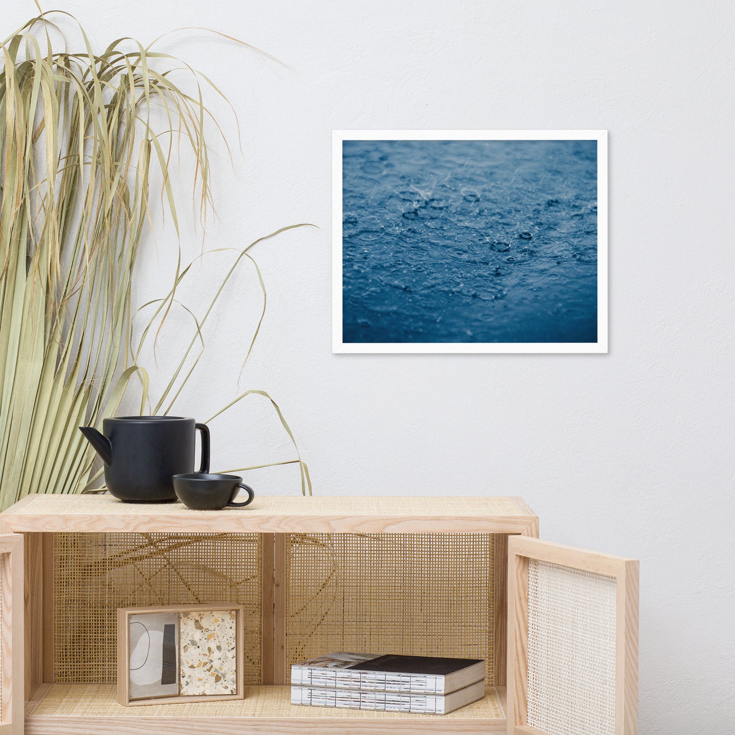 Let it Rain Nature Photo Framed Wall Art Print