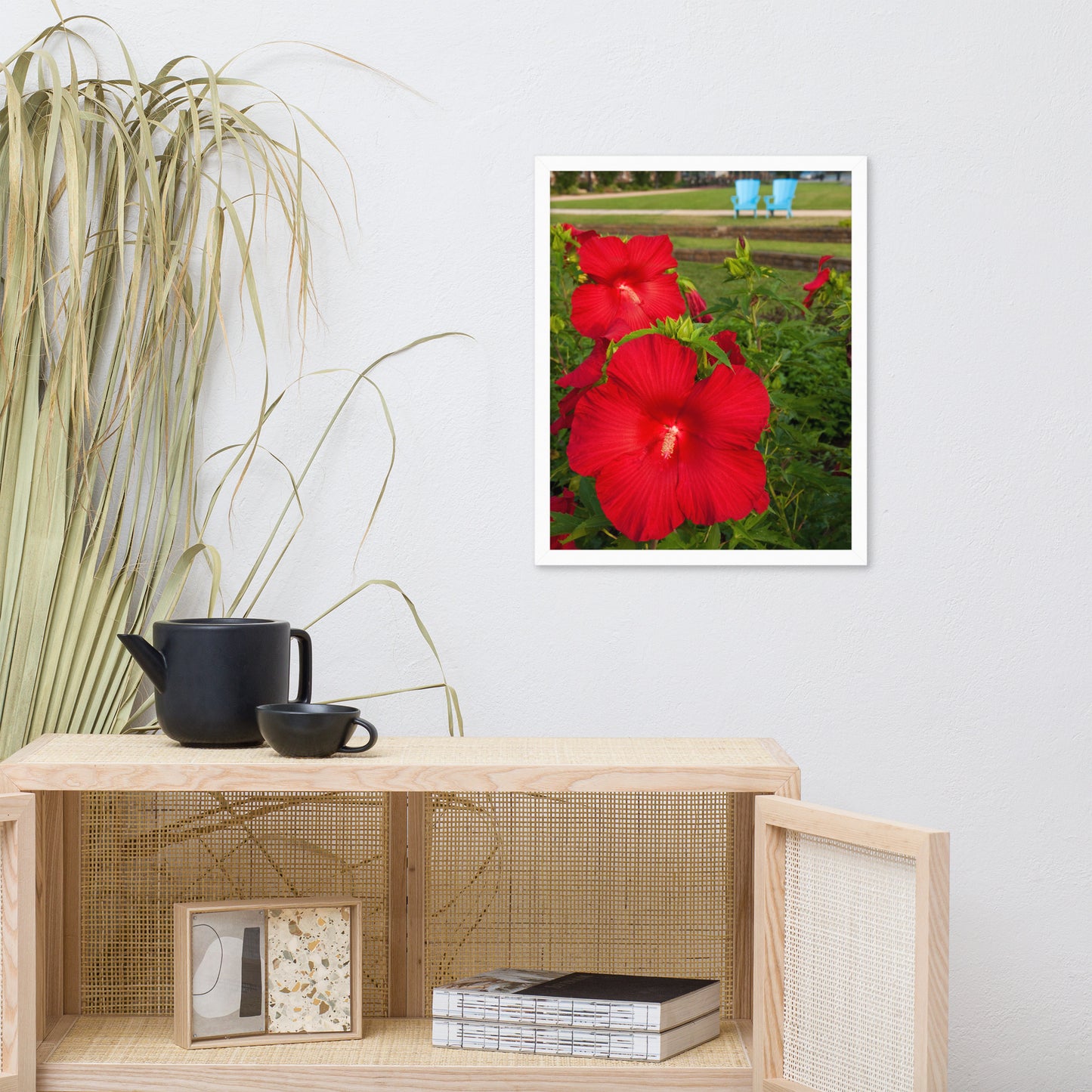 The Riverfront 2 Floral Nature Photo Framed Wall Art Print