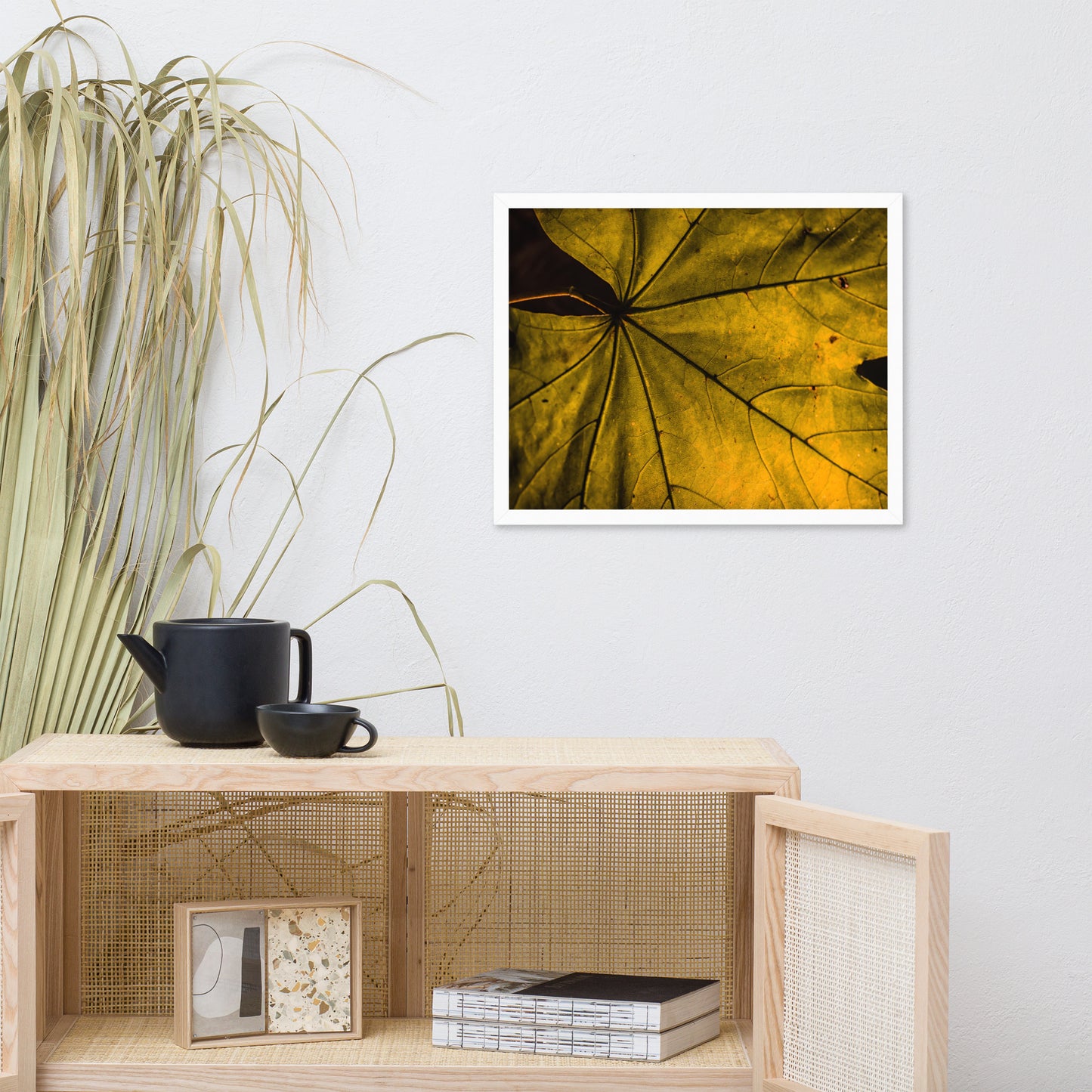 Seasons Change Botanical Nature Photo Framed Wall Art Print