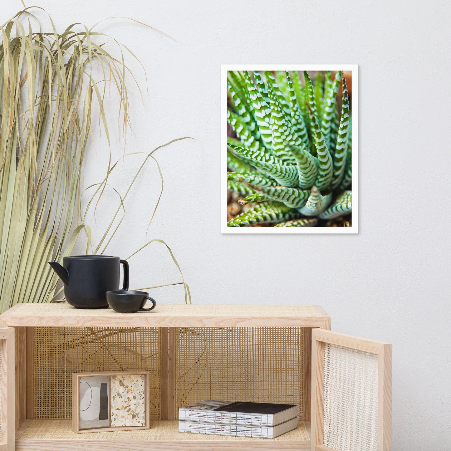 Succulent 2 Botanical Nature Photo Framed Wall Art Print