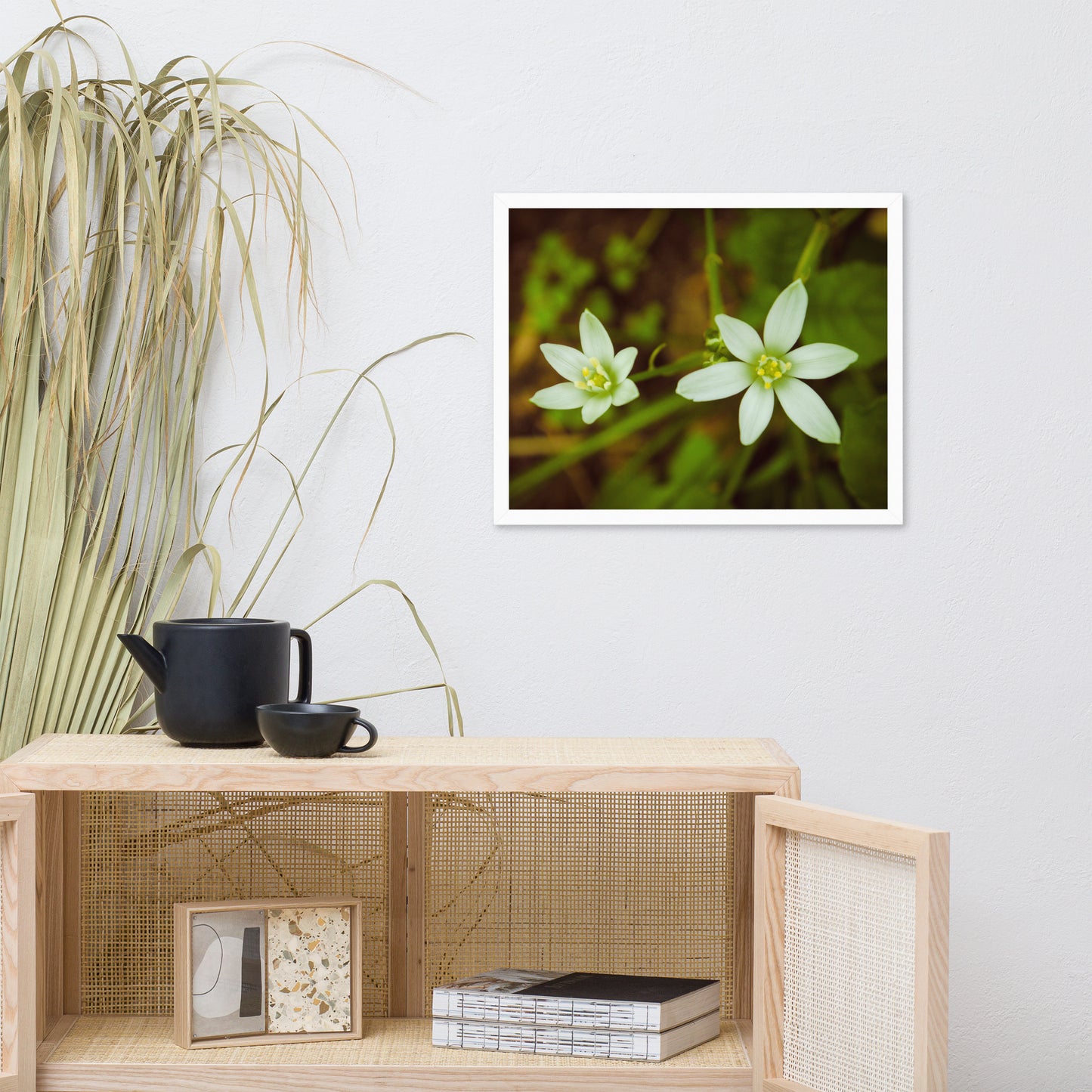 Wild Beauty Floral Nature Photo Framed Wall Art Print