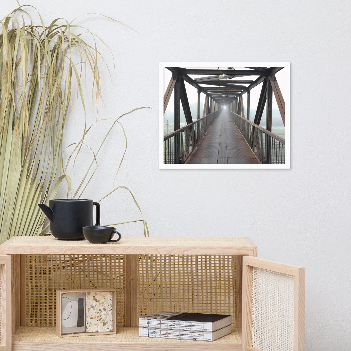 Vanishing Point Architectural Photograph Framed Wall Art Print