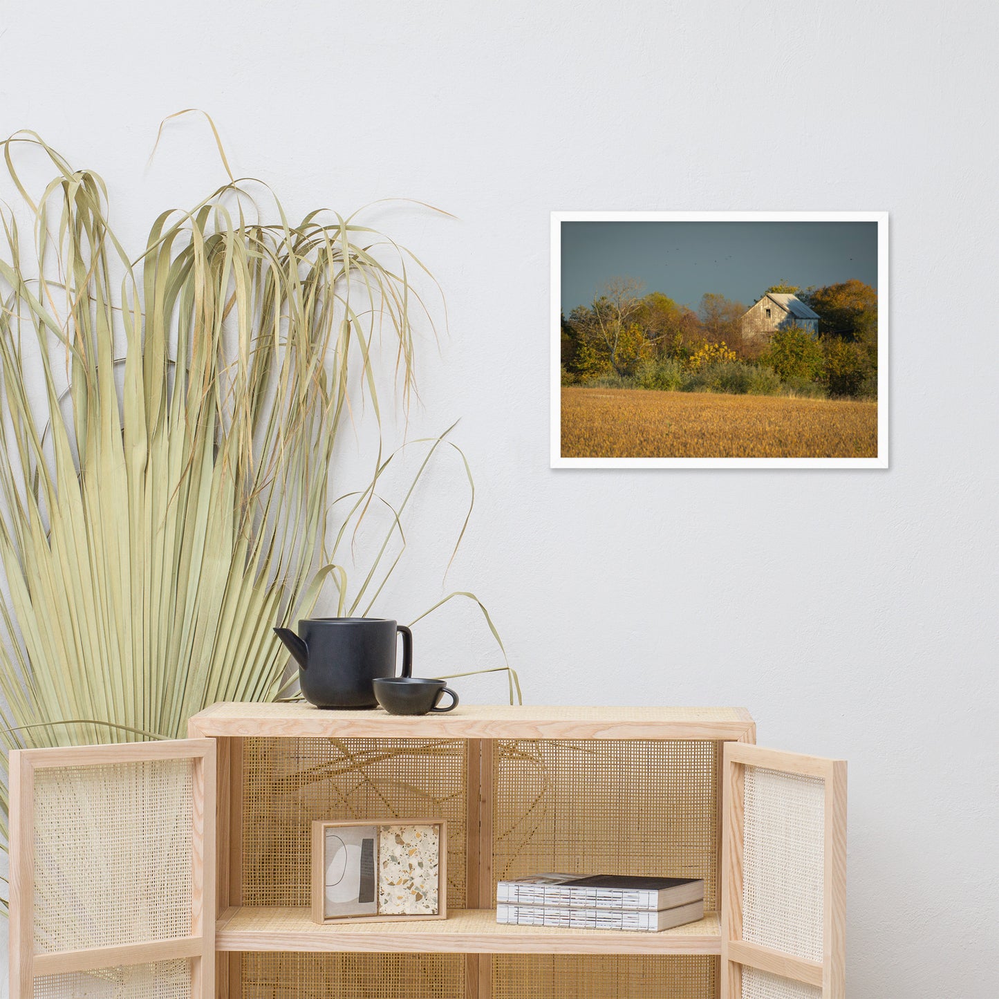 Rustic Country Wall Art: Abandoned Barn In The Trees Framed Photo Rustic / Country Style Landscape Photography Wall Art Prints - Artwork - Wall Decor