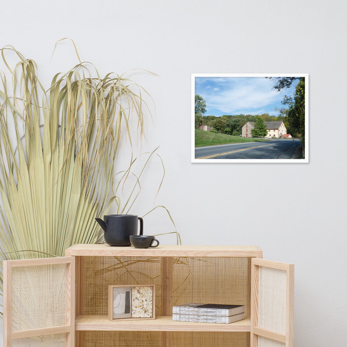 Greenbank Mill Summer Rural Landscape Framed Photo Paper Wall Art Prints