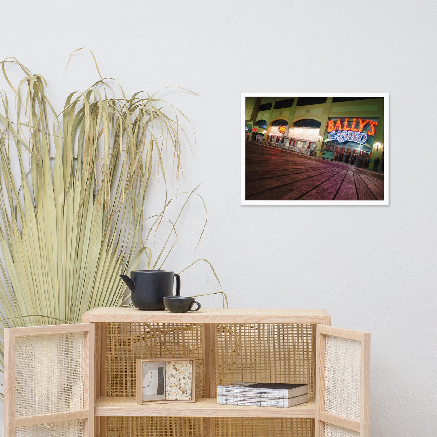 Low On The Boards Urban Landscape Photo Framed Wall Art Print