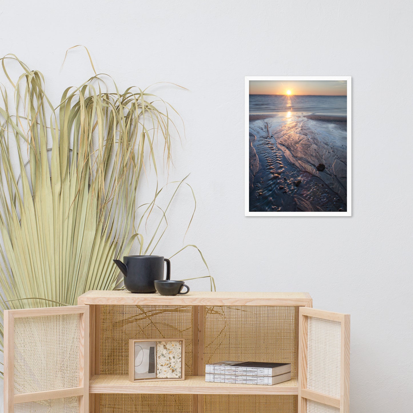 Low Tide Ravine Landscape Framed Photo Paper Wall Art Prints