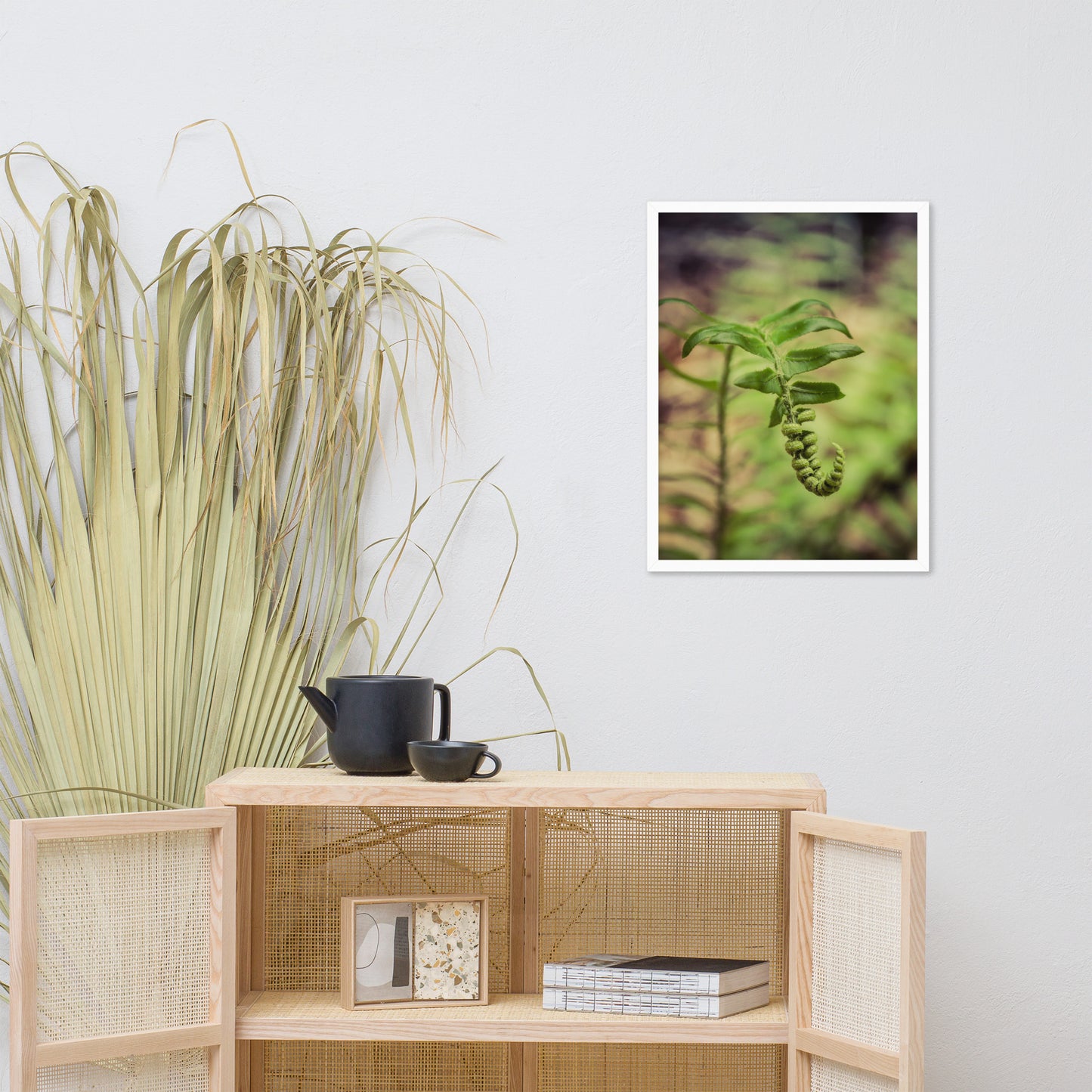 Growth of the Forest Floor Botanical Nature Photo Framed Wall Art Print