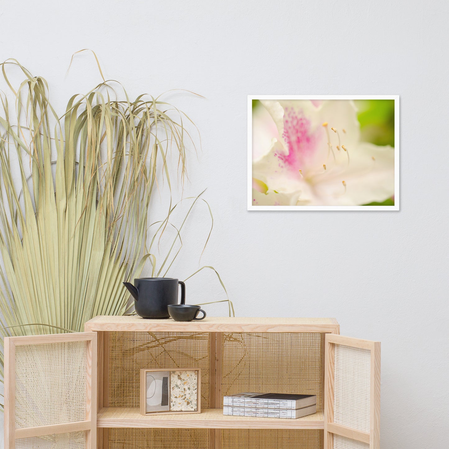 Japanese Azalea Floral Nature Photo Framed Wall Art Print