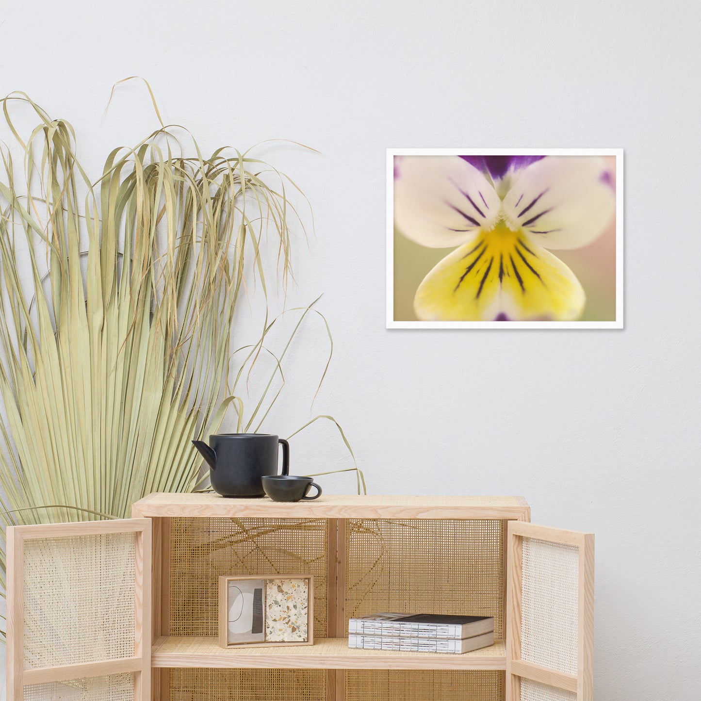 Oh Violet Floral Nature Photo Framed Wall Art Print