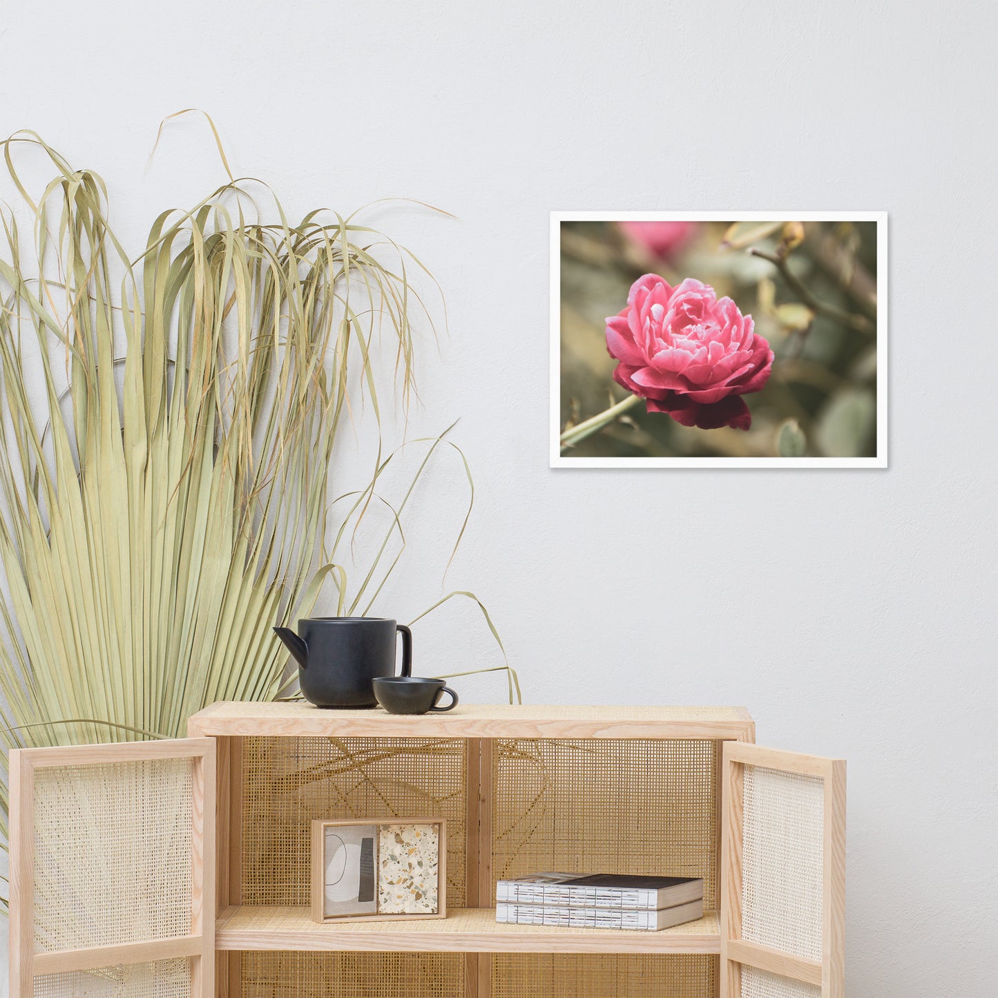 Perfect Petals Colorized Floral Nature Photo Framed Wall Art Print