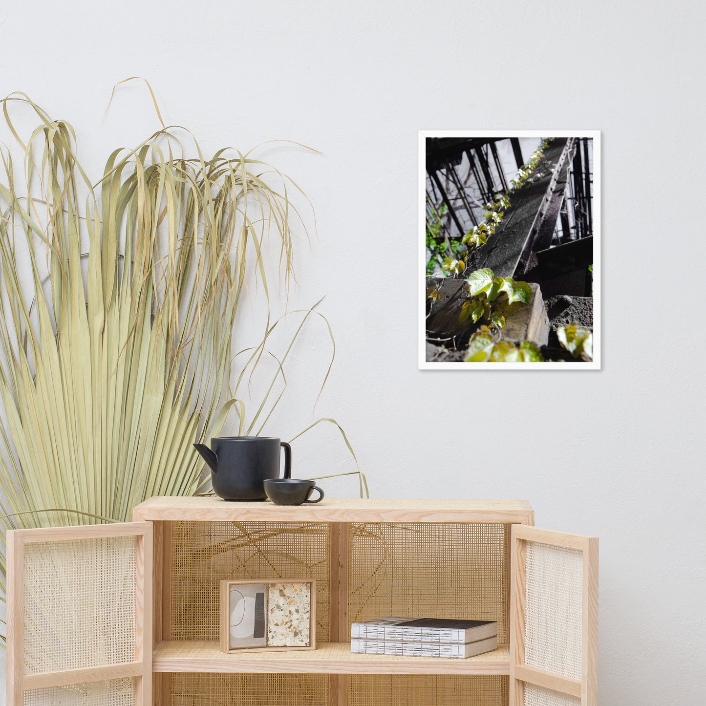 Nature Taking Over Botanical Nature Photo Framed Wall Art Print