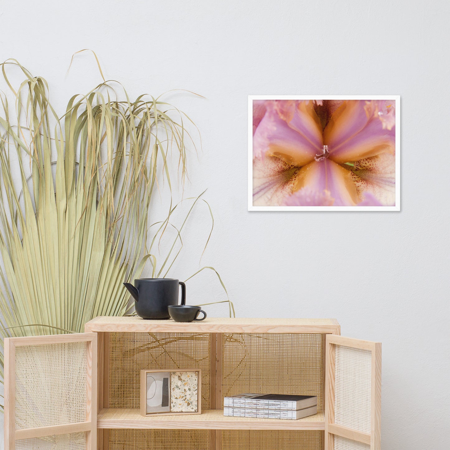 Symmetry of Nature Floral Nature Photo Framed Wall Art Print