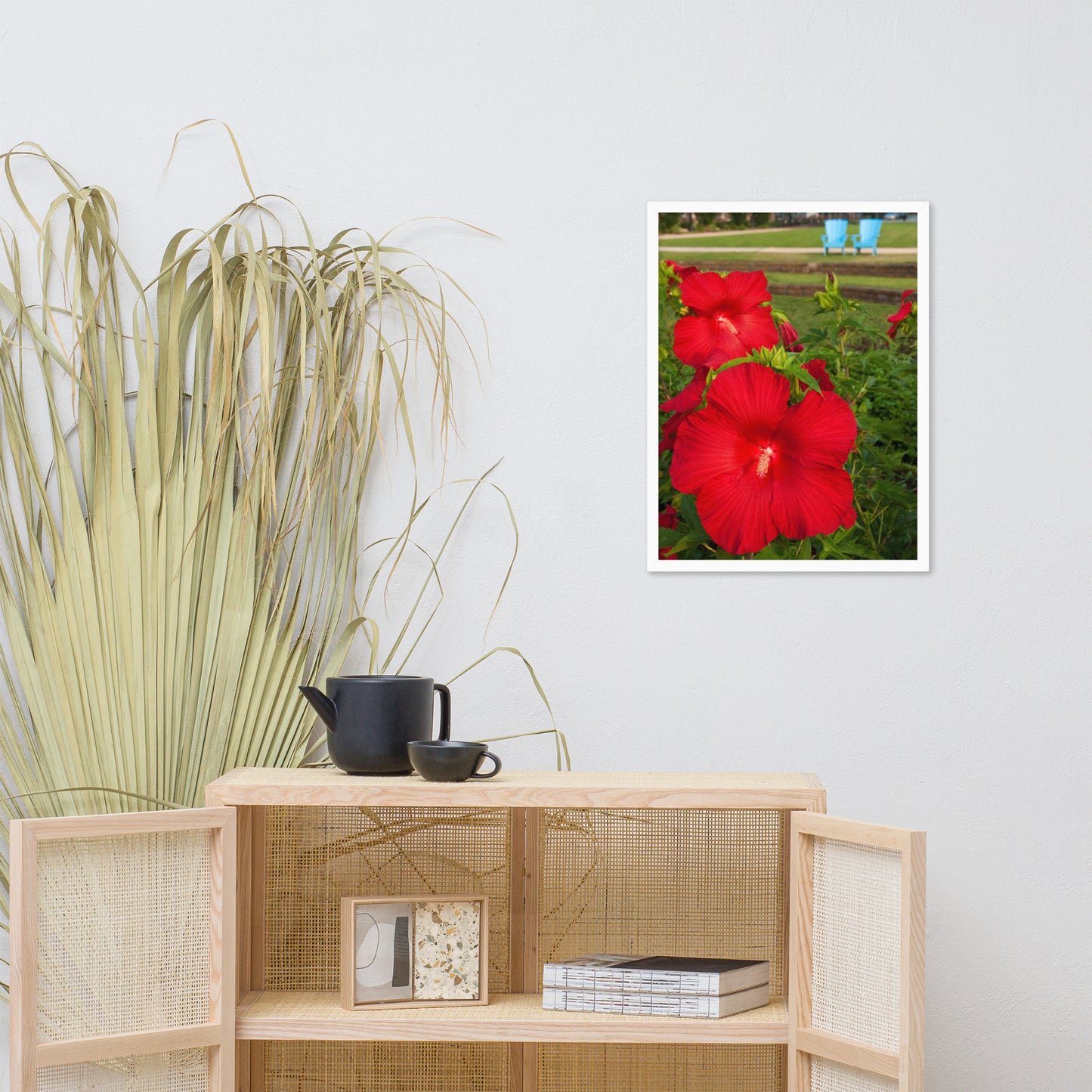 The Riverfront 2 Floral Nature Photo Framed Wall Art Print