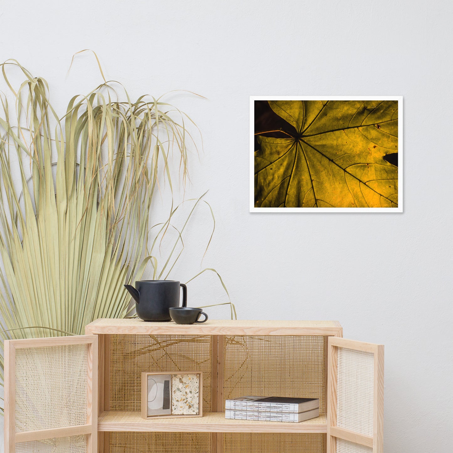 Seasons Change Botanical Nature Photo Framed Wall Art Print