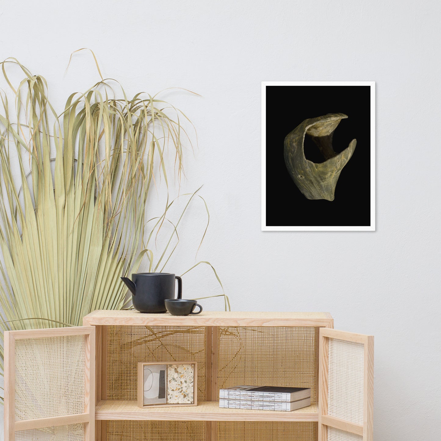 State of Erosion Image 5 Whelk Shell Coastal Nature Photo Framed Wall Art Print