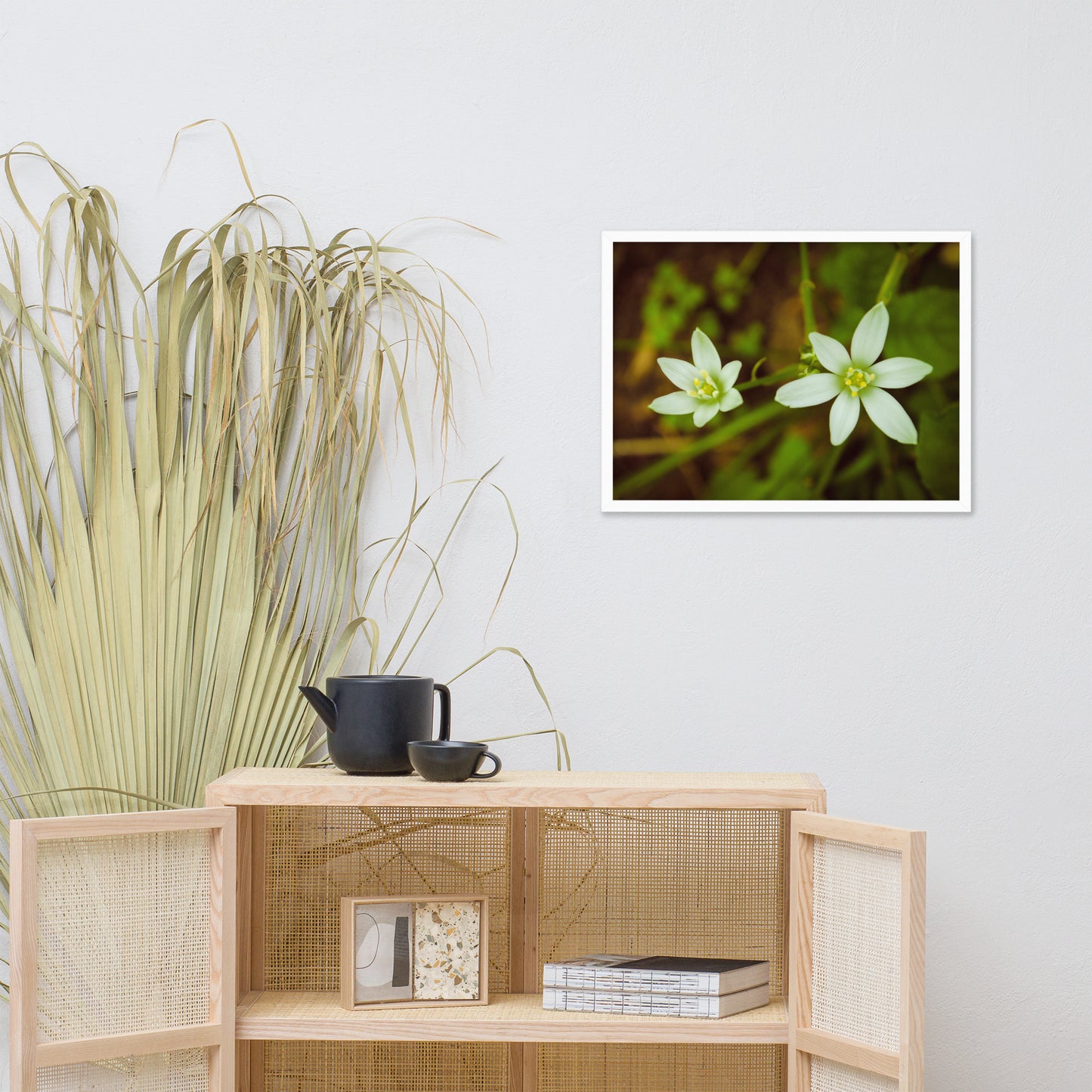 Wild Beauty Floral Nature Photo Framed Wall Art Print