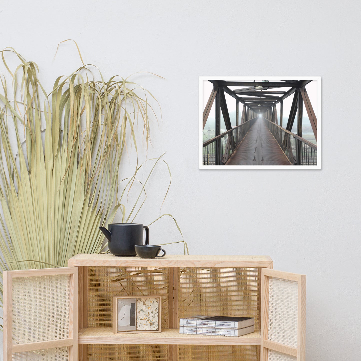 Vanishing Point Architectural Photograph Framed Wall Art Print