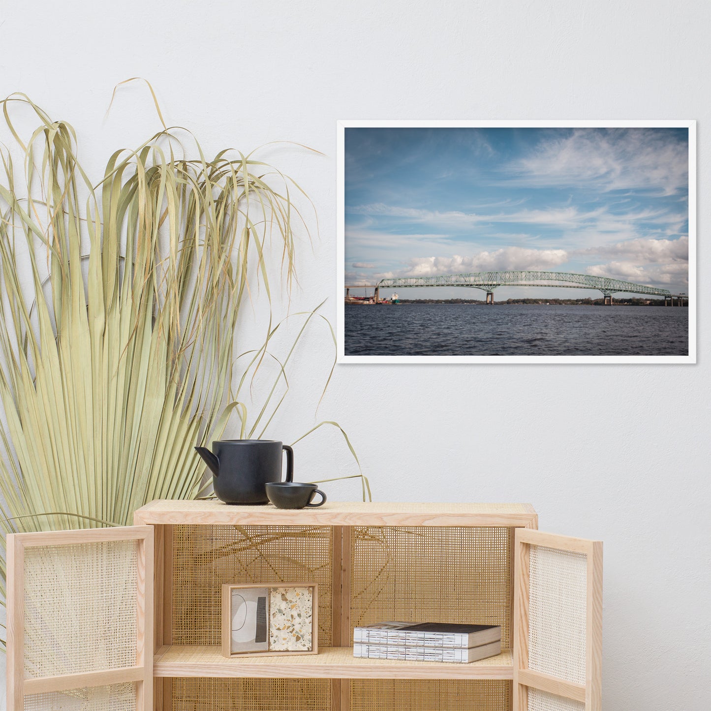 Bridges of Jacksonville Florida 2 Landscape Photo Framed Wall Art Print