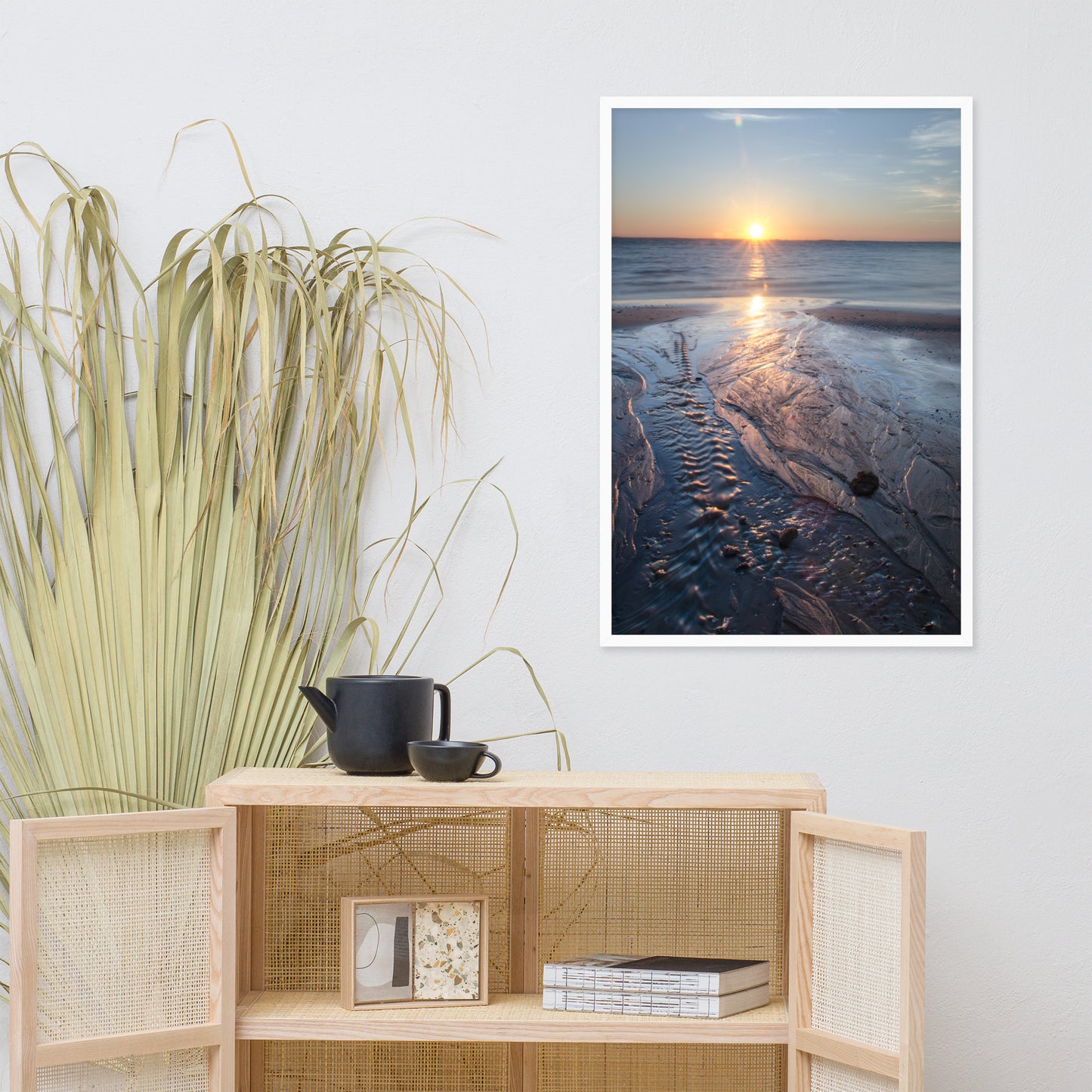 Low Tide Ravine Landscape Framed Photo Paper Wall Art Prints