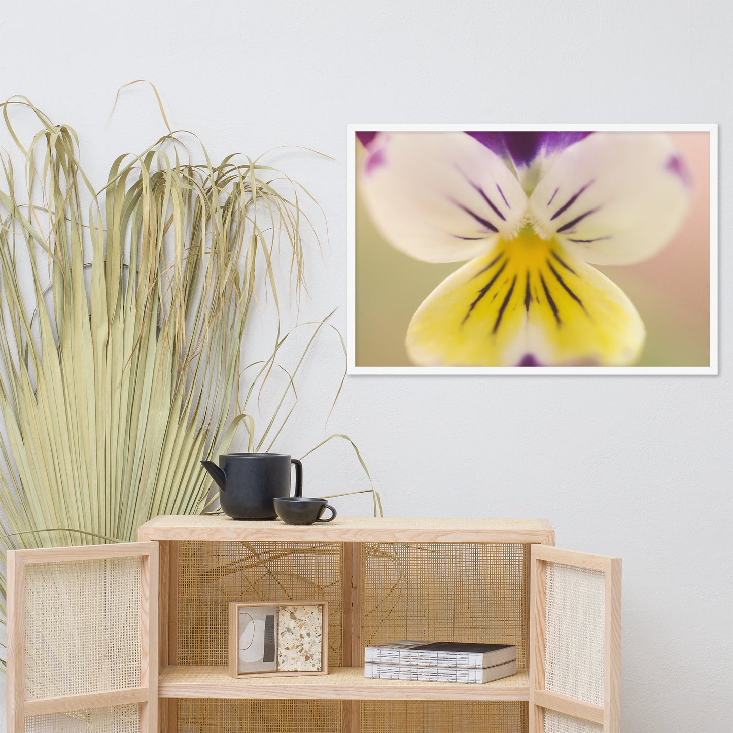 Oh Violet Floral Nature Photo Framed Wall Art Print
