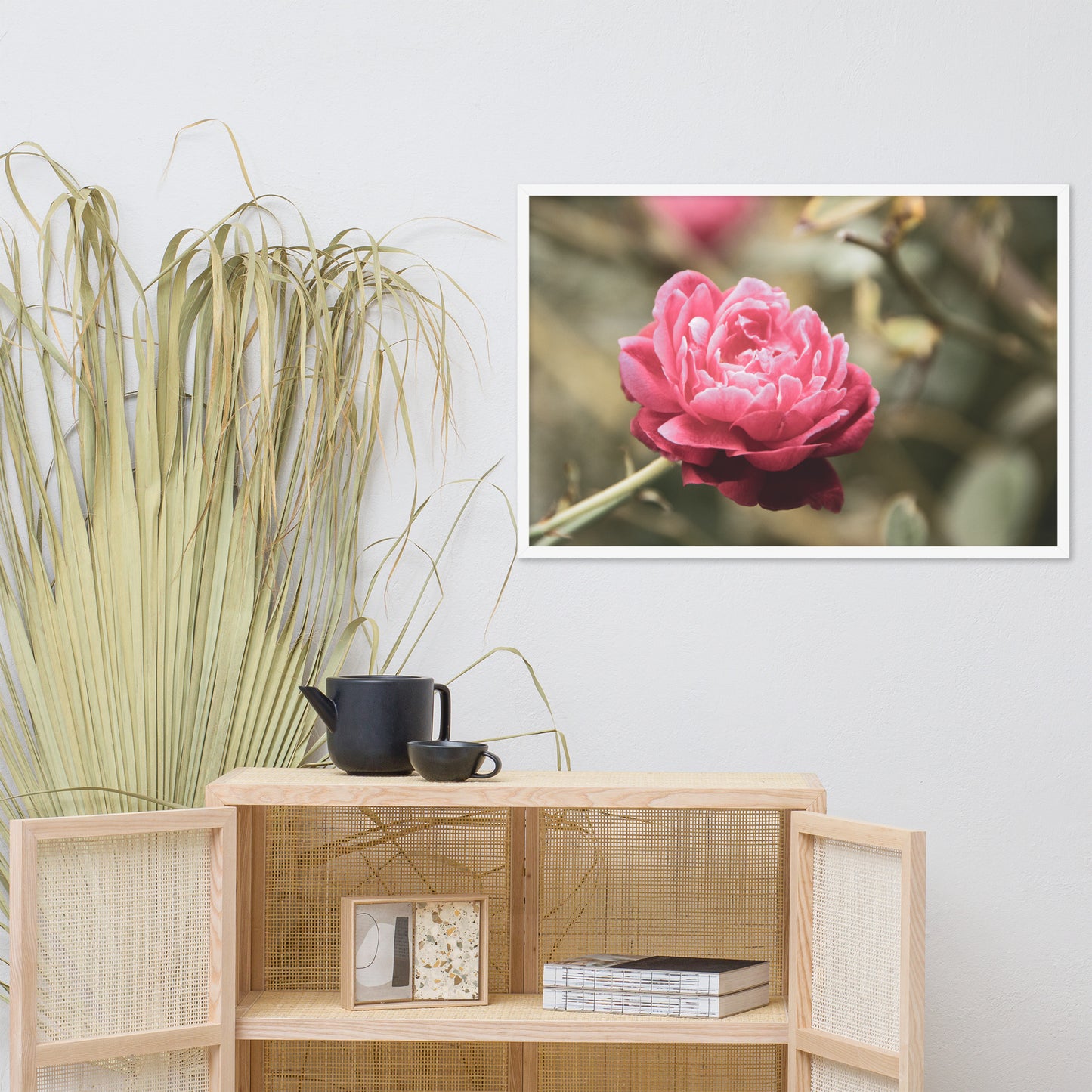 Perfect Petals Colorized Floral Nature Photo Framed Wall Art Print