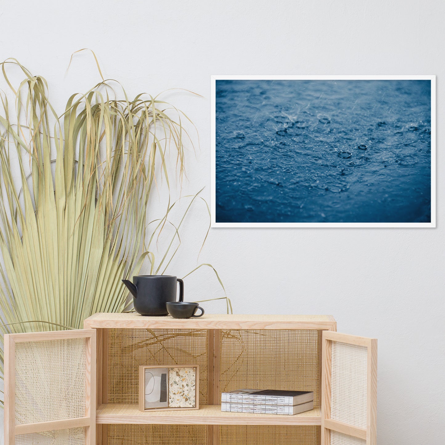 Let it Rain Nature Photo Framed Wall Art Print