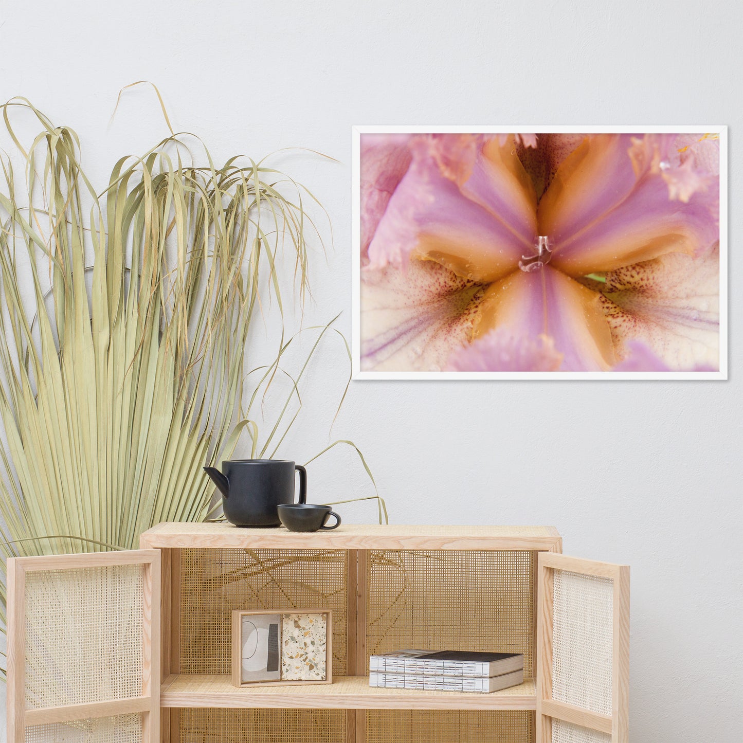 Symmetry of Nature Floral Nature Photo Framed Wall Art Print