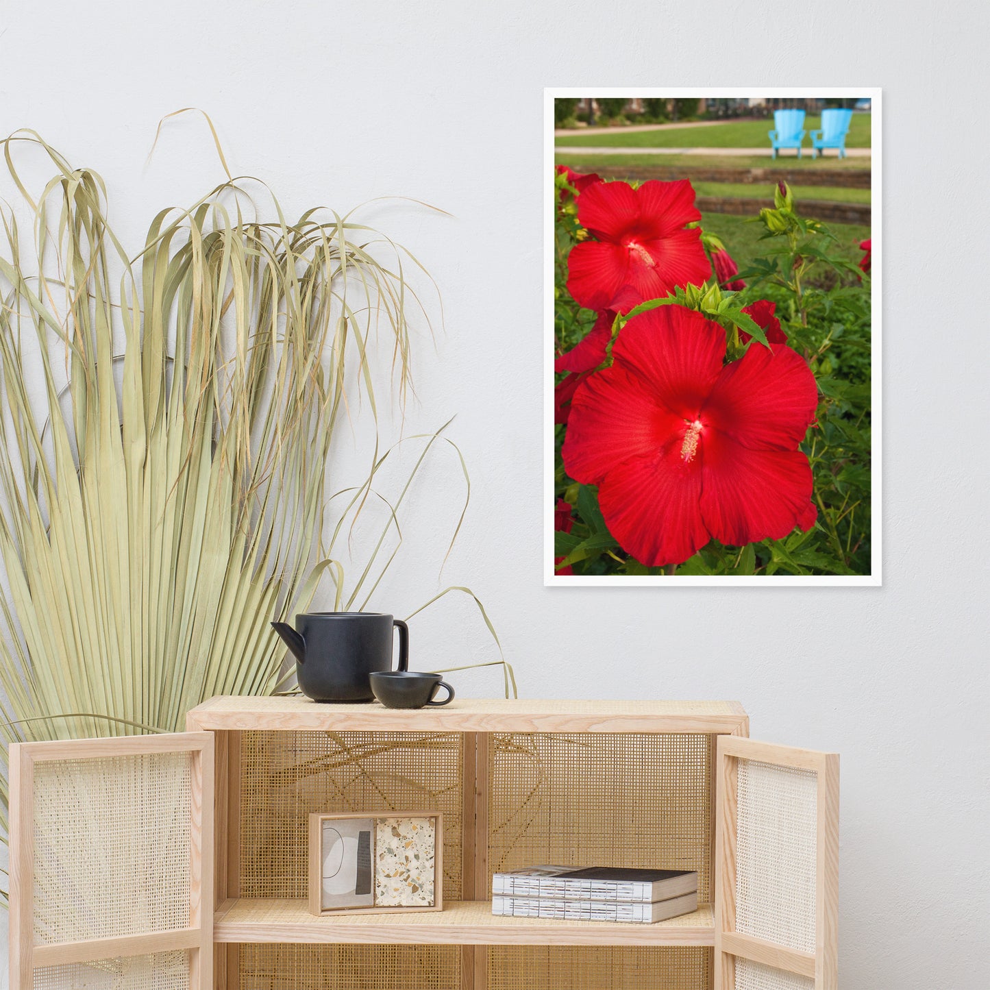 The Riverfront 2 Floral Nature Photo Framed Wall Art Print