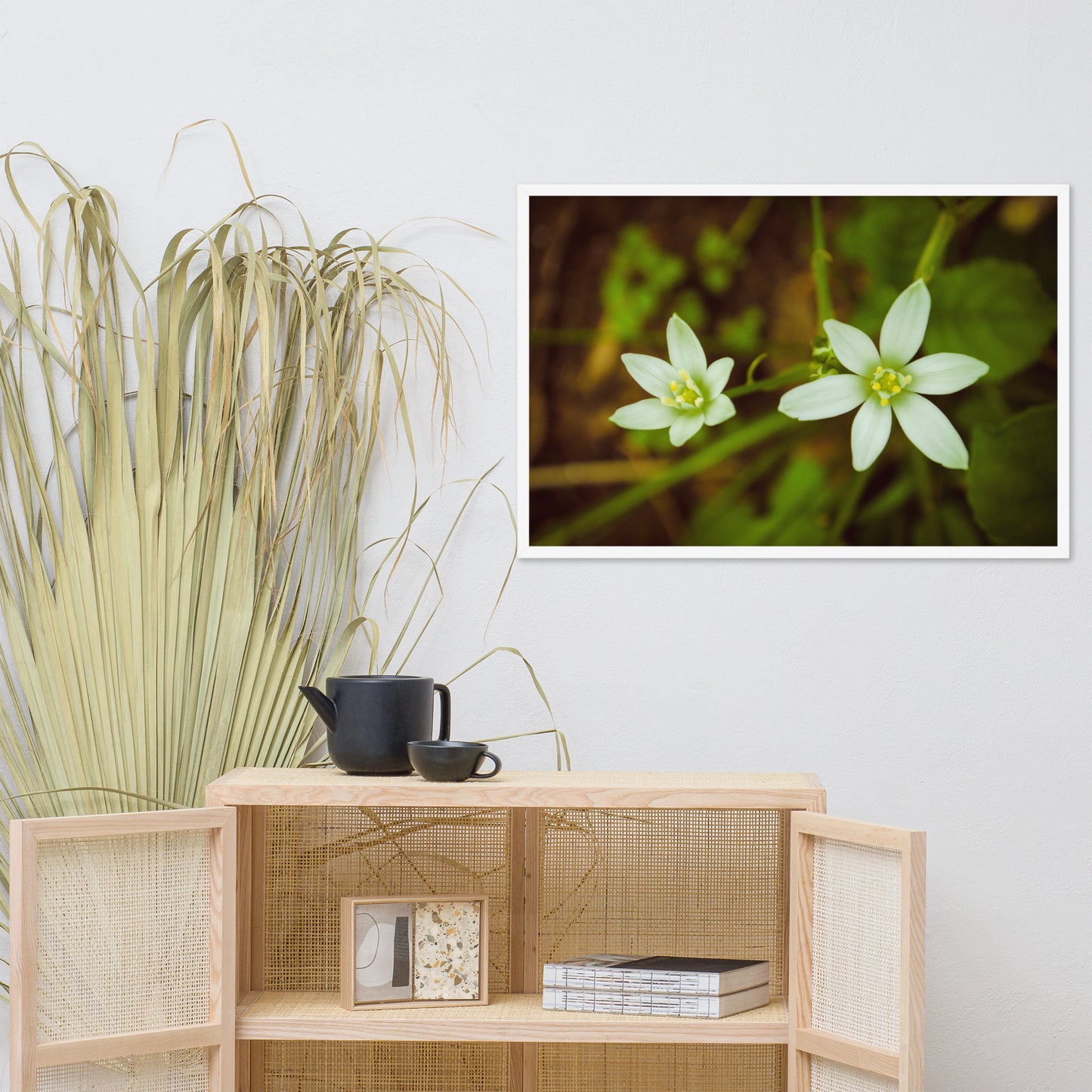 Wild Beauty Floral Nature Photo Framed Wall Art Print