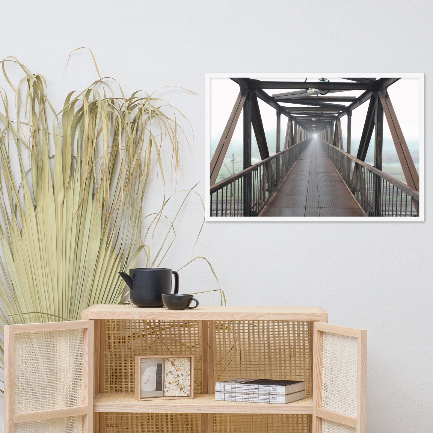 Vanishing Point Architectural Photograph Framed Wall Art Print