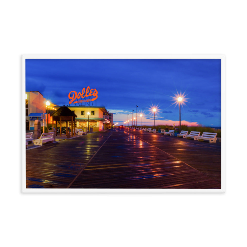 Early Morning at Dolles Urban Landscape Photo Framed Wall Art Print