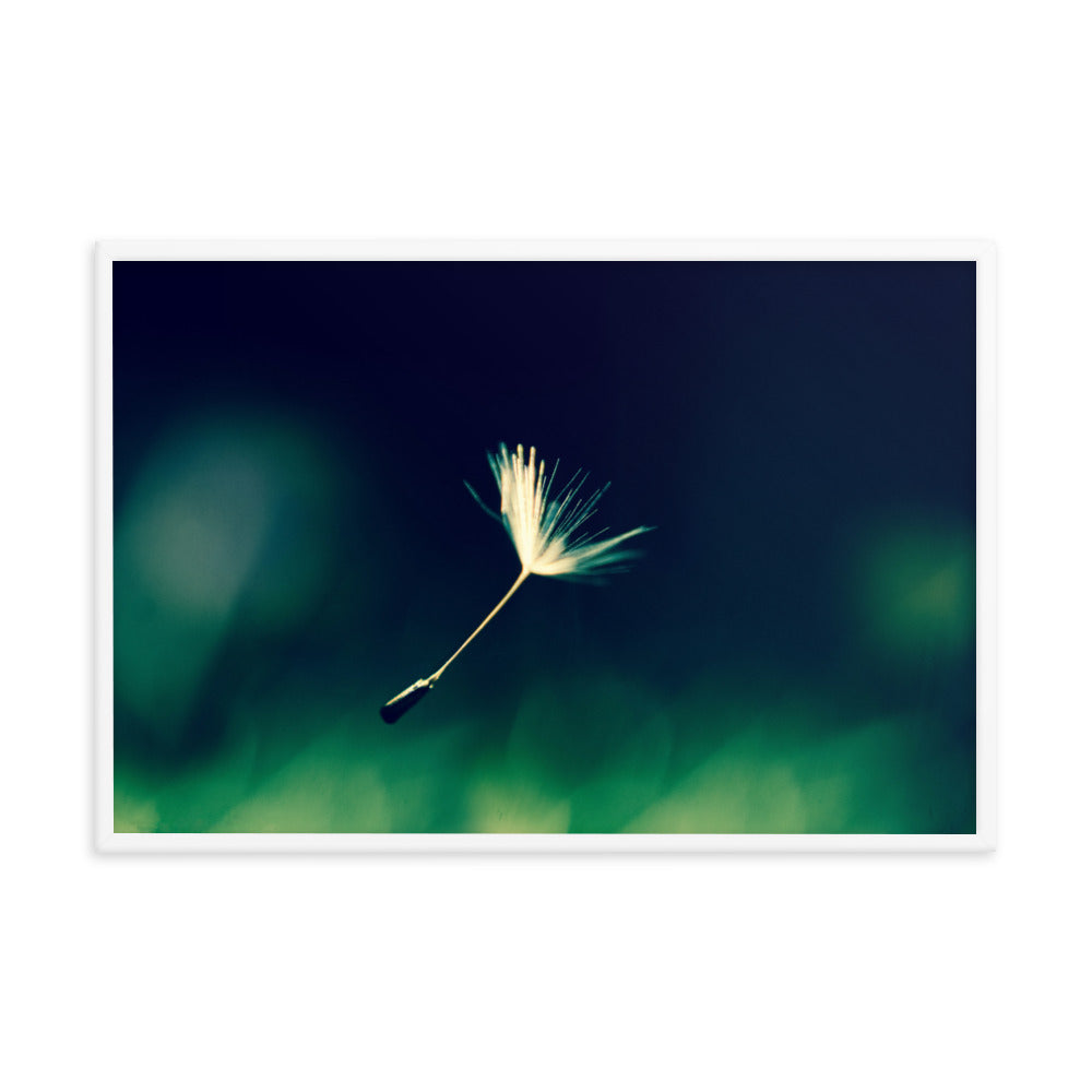 Blowing in the Wind Botanical Nature Photo Framed Wall Art Print