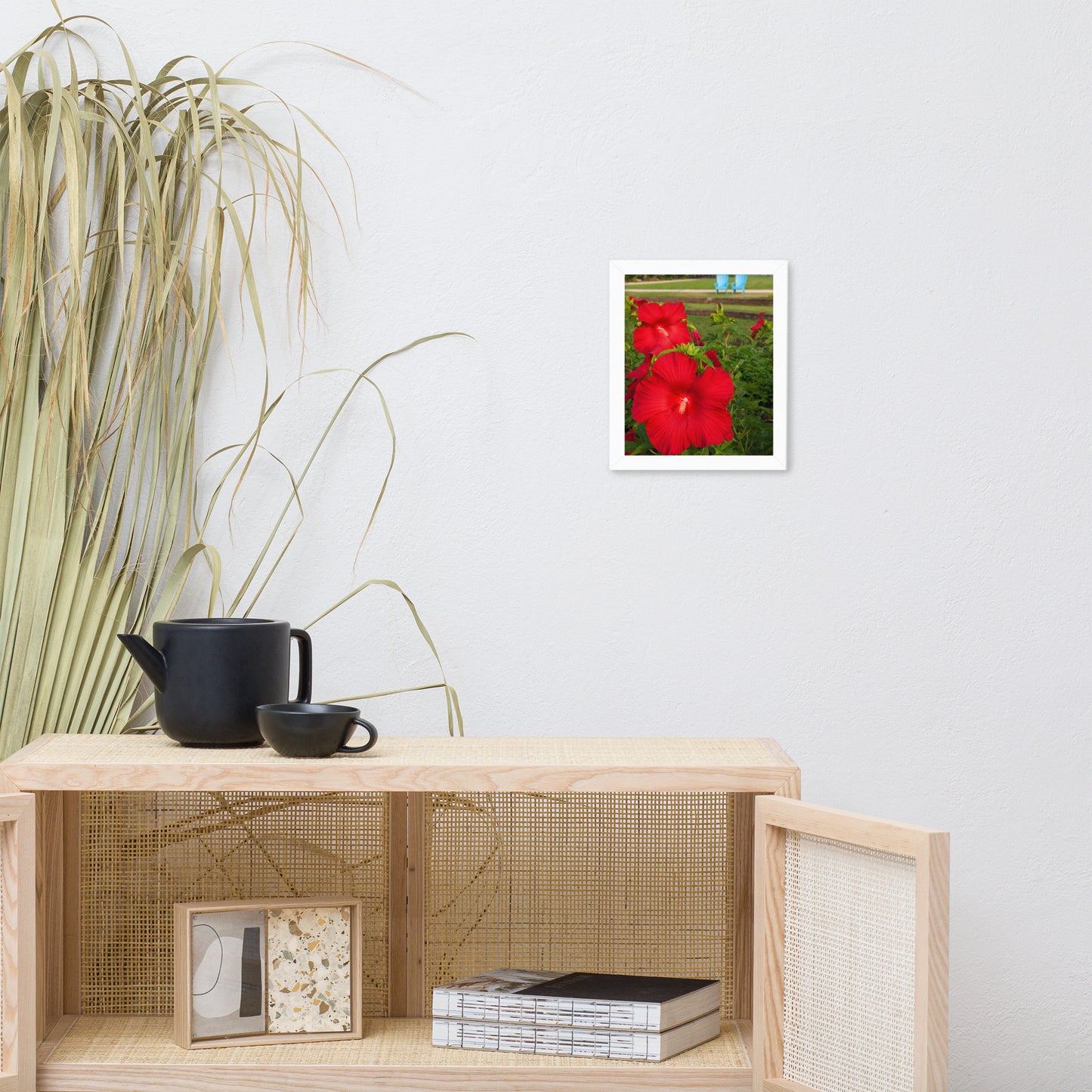 The Riverfront 2 Floral Nature Photo Framed Wall Art Print