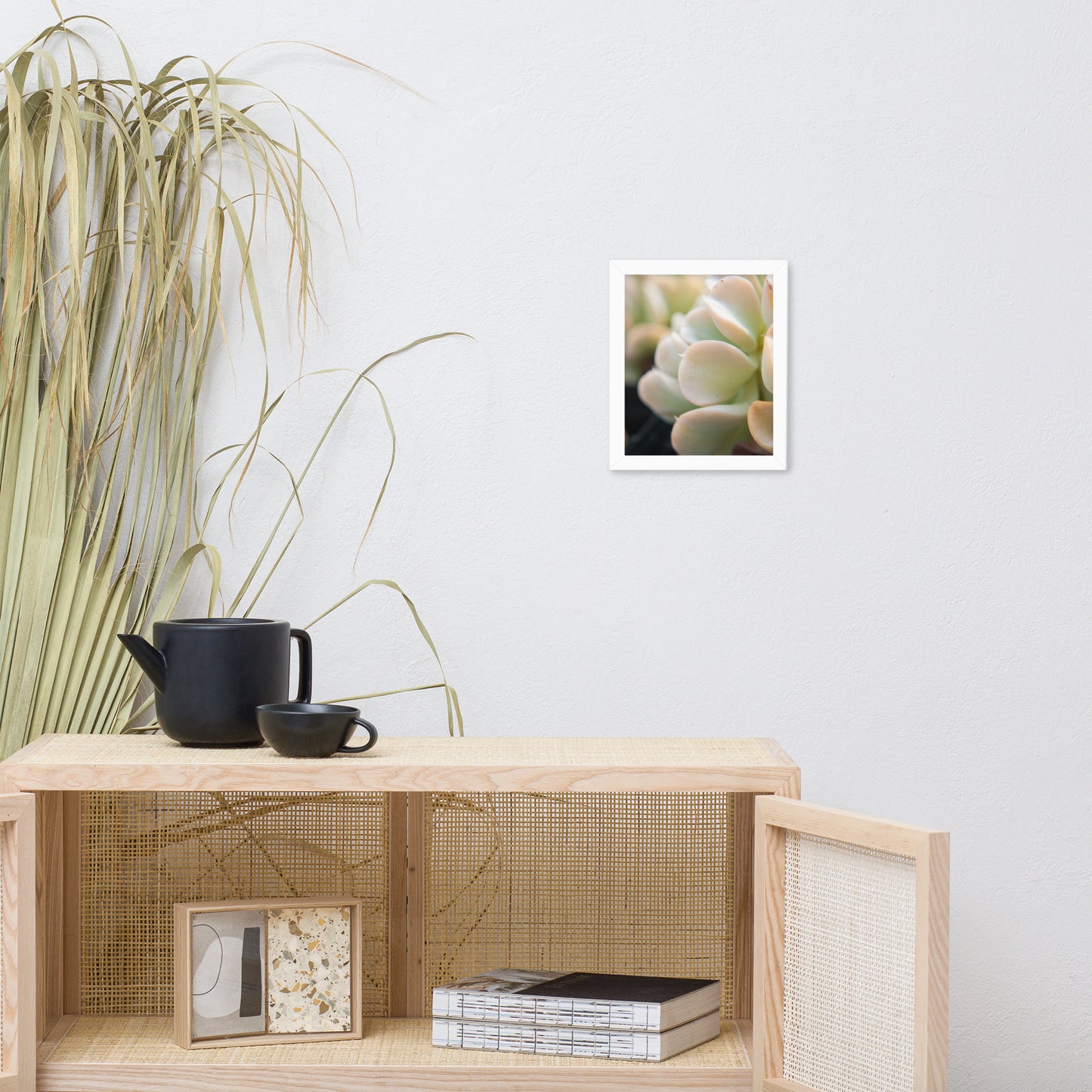 Succulent 4 Botanical Nature Photo Framed Wall Art Print