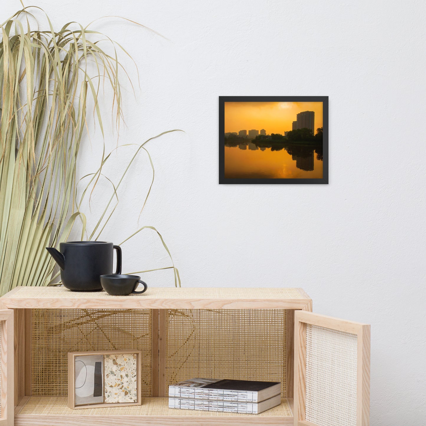 Wilmington at Sunrise Urban Landscape Framed Photo Paper Wall Art Prints
