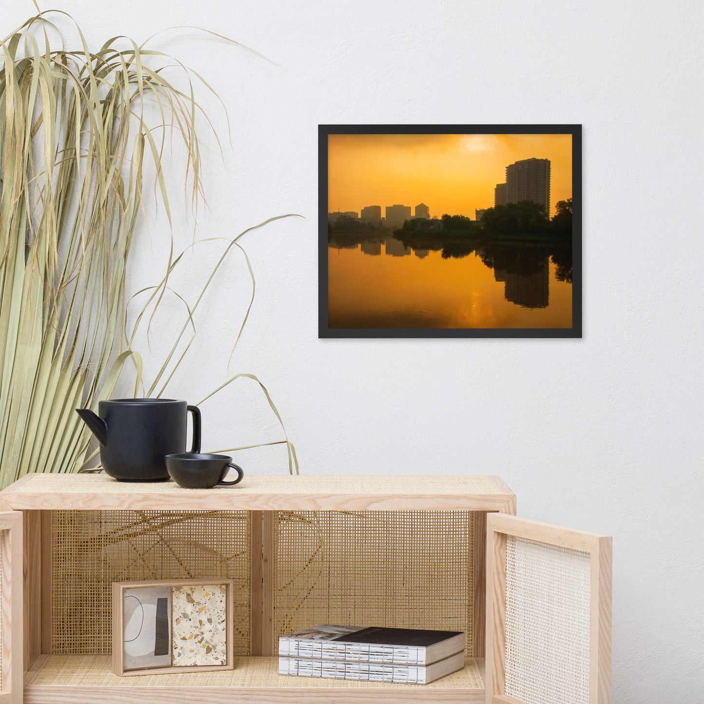 Wilmington at Sunrise Urban Landscape Framed Photo Paper Wall Art Prints