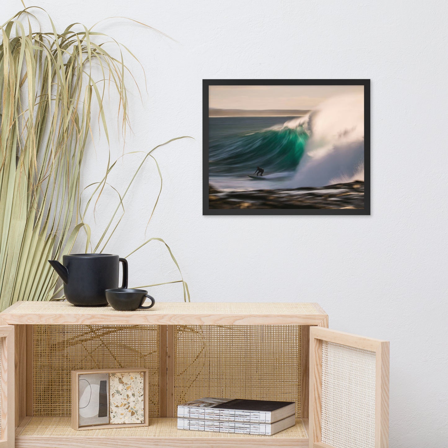 Dance of Water and Light Coastal Lifestyle / Abstract / Landscape Photograph Framed Wall Art Print